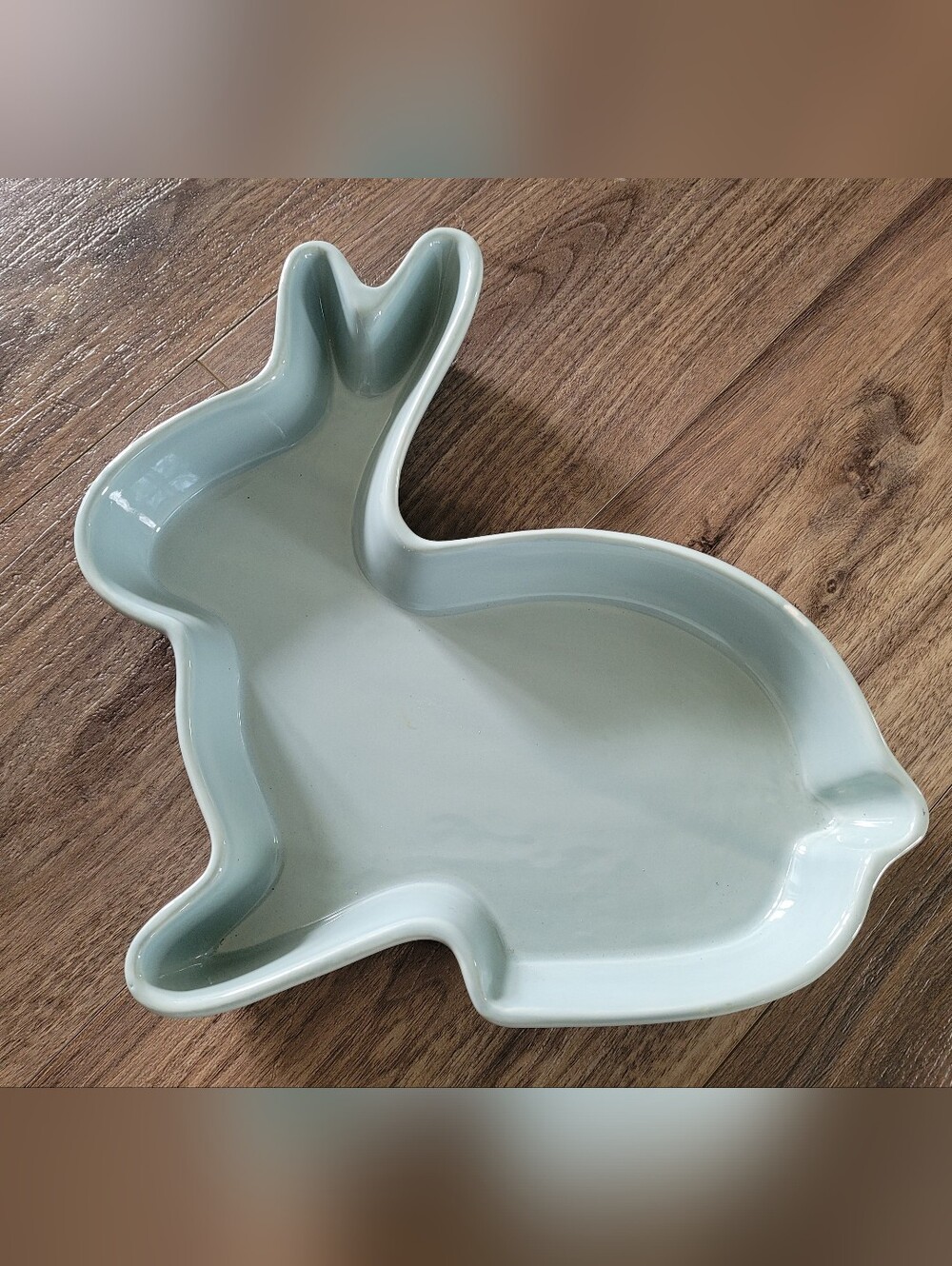 Bunny-Shaped Serving Dish - Pale Mint